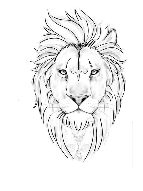 Lion Stencil Tattoo Stencil Outline Outline Drawings Tattoo Stencils