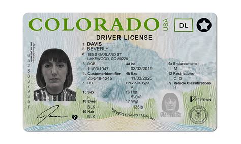 Colorado Driver License Psd Template Idspassports Crax Shop