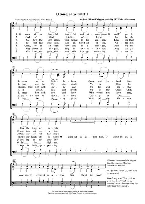 Marys cathedral kuala lumpur for vocals (choral). Adeste Fideles "O Come All Ye Faithful" Voice, SATB ...