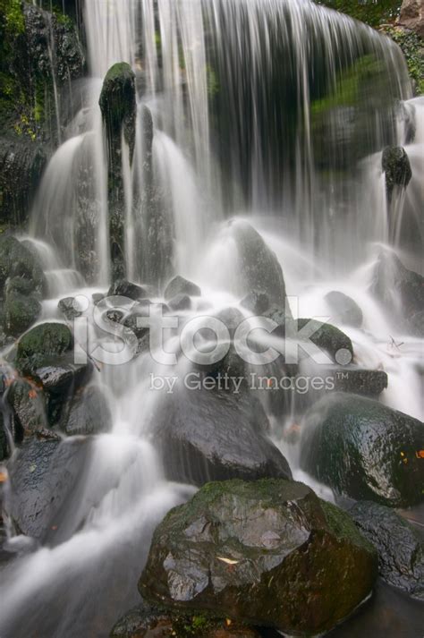 Waterfall With Rocks Stock Photo Royalty Free Freeimages