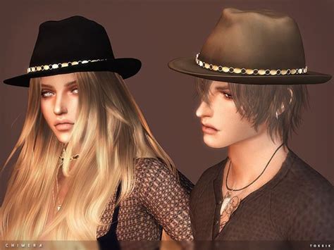 The Best Chimera Hat By Toksik Sims Sims 4 Sims 4 Clothing