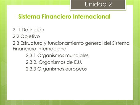 Ppt Curso De Sistema Financiero Internacional Powerpoint Presentation