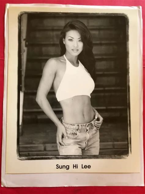 SUNG HI LEE Playboy Playmate Original Talent Agency Headshot Photo W