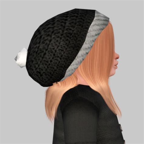 Knit Slouch Beanie Thelittlevendor Slouch Beanie Sims 4 Toddler