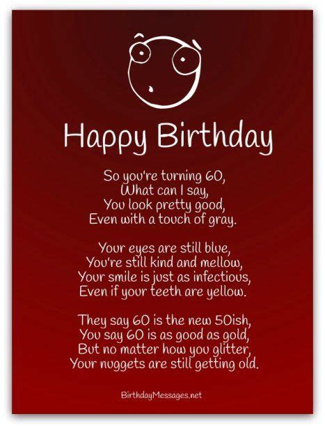 Funny Birthday Poems - Page 2 | Birthday poems for boyfriend, Birthday