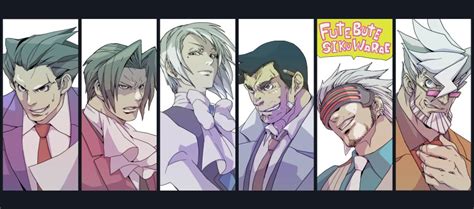 Mov Damon Gant Dick Gumshoe Franziska Von Karma Godot Ace Attorney Miles Edgeworth