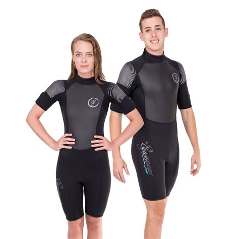 Seavenger 3mm Shorty Wetsuit With Stretch Panels Perfect For Scuba