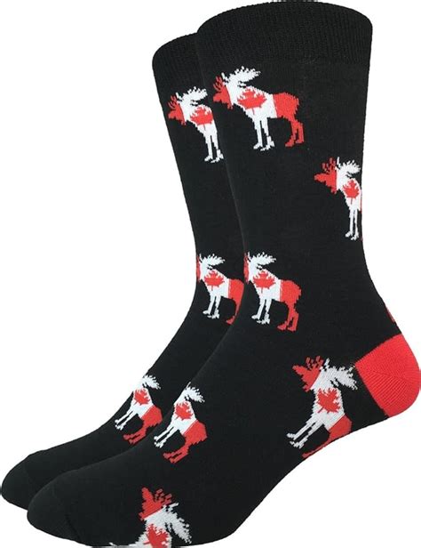 Good Luck Sock Mens Extra Large Canada Moose Sockssize 13