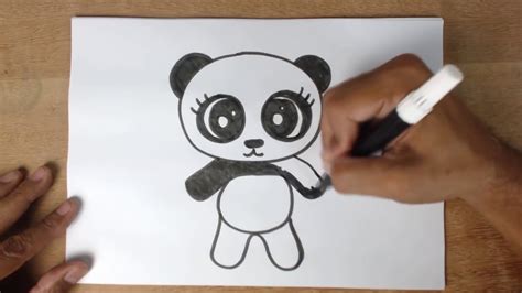 Panda Kawai Fofis Desenhos Fceis Ideias Para Desenho E