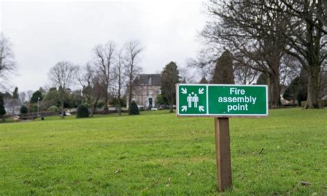 Fire Assembly Point Definition Signs And Right Location