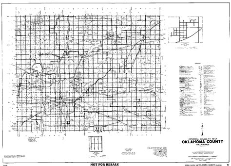 Oklahoma County Maps With Sections