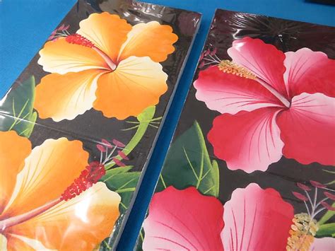 6 Pcs Wholesale Balinese Art Hibiscus Flower Oil Painting