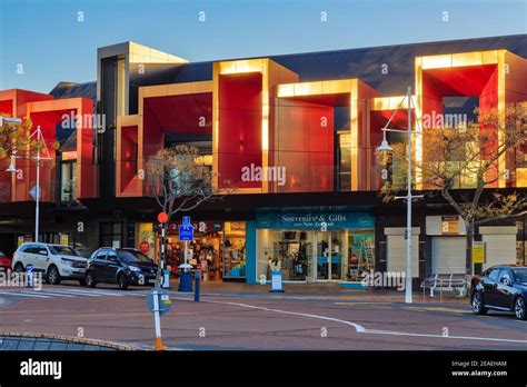 Bold Modern Geometric Architecture In Downtown Tauranga New Zealand
