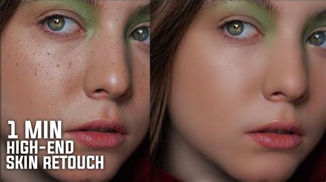 Photoshop Tutorial High End Skin Softening In 1 Minute Or Less In
