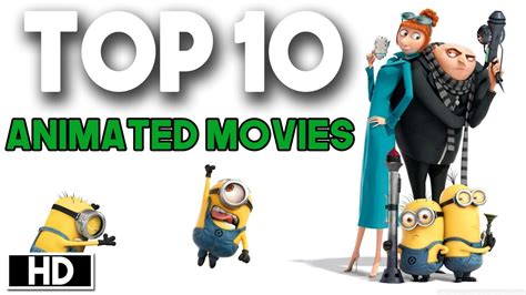 Top Ten Animated Movies All Time 2017 Hd Disney Best