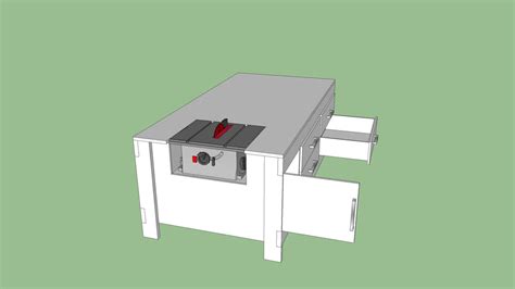 Table Saw Outfeed Table 3d Warehouse