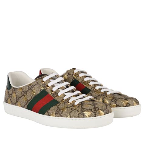 Gucci New Ace Bee Gg Trainers Men Low Trainers Flannels