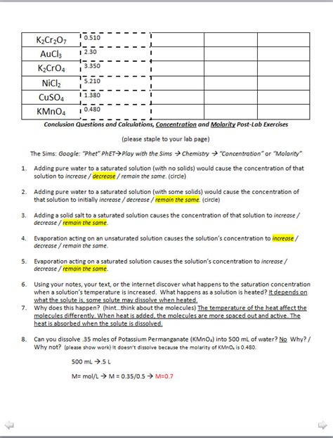 Write a balanced equation for the reaction between solid silicon dioxide and solid carbon to produce solid silicon carbide and carbon monoxide gas. Balancing Chemical Equations Phet Lab Worksheet Answers ...
