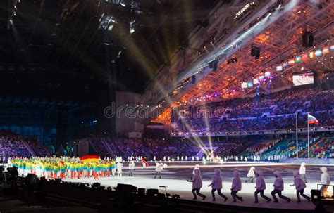 Sochi 2014 Olympic Games Opening Ceremony Editorial Stock Photo Image