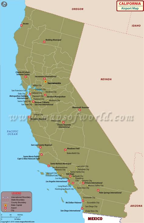 California Map California State Map