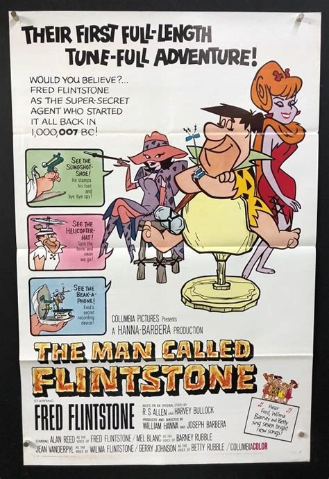 The Man Called Flintstone 1966 Original One Sheet Movie Poster