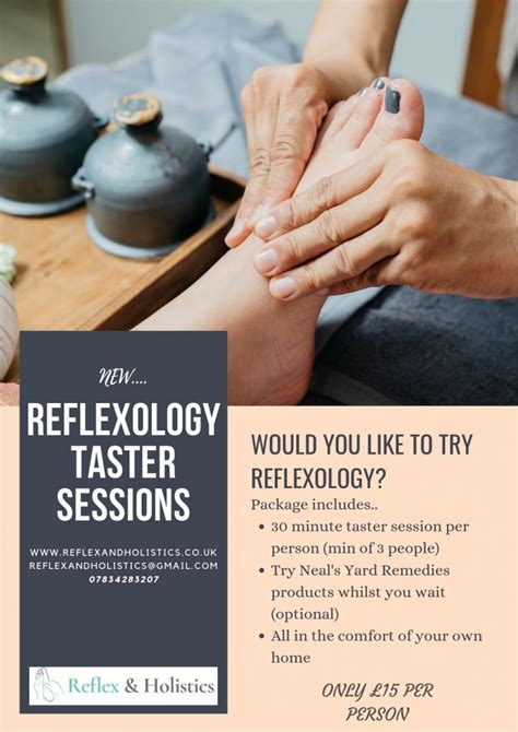 Reflexology Taster Sessions Reflex And Holistics