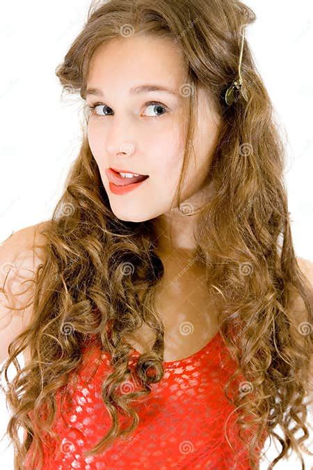 Lovely Teen Smile Girl Stock Image Image Of Bright Caucasian 14340141