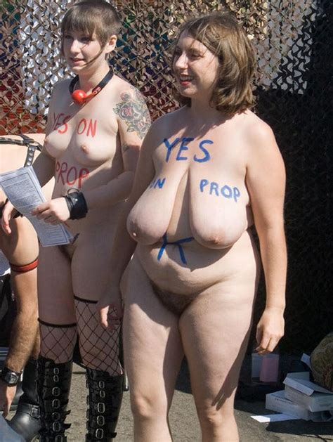 Nude Protesters