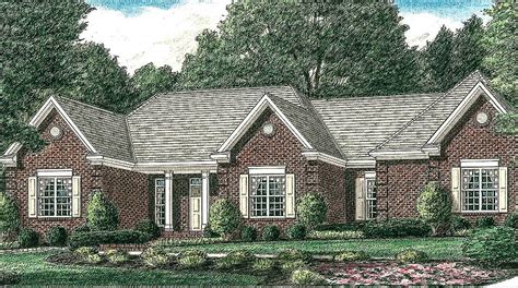 Elegant Brick Ranch House Plan 9459ch Architectural Designs House