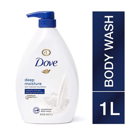 Buy Dove Body Wash 1l Deep Moisture Sensitive Skin Gentle