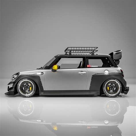 Widebody Mini Cooper S Looks Virtually Ready For Anything When Slammed Hard Autoevolution