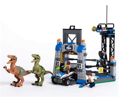 Jurassic World Lego Raptor Escape Build Playset Charlie Echo Review Vlrengbr