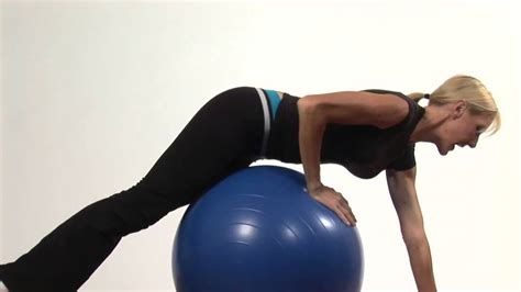 Stability Ball Lower Back Exercises Youtube
