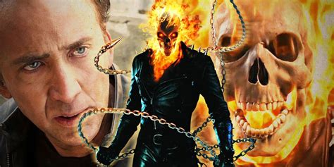 Nicolas Cages Ghost Rider Hid A Morbid Secret In His Skull Skin And Abs
