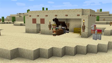 Desert Village Stable Build Rminecraft
