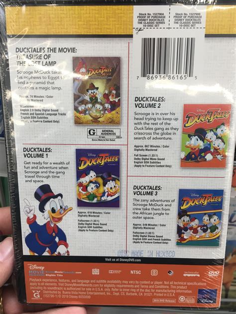 Ducktales Collection Dvd Cover And Details Ducktalks
