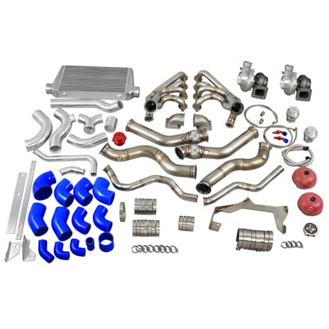Twin Turbo Manifold Header Intercooler Kit For 67 69 Chevrolet Camaro