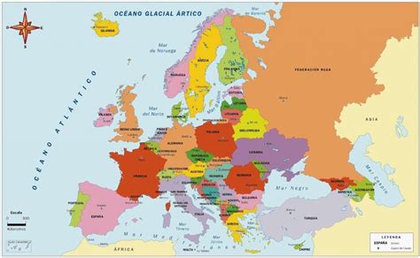 Mapa De Europa Para Imprimir Político Físico 🥇 2022