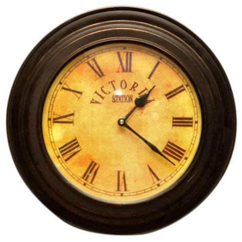 Copper Antique Victorian Wall Clock एंटीक दीवार घड़ी Logam India