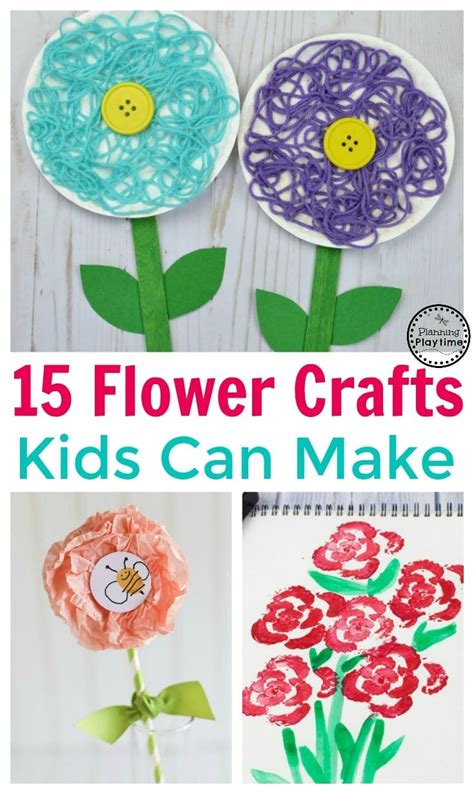 Crafts For Kids Tons Of Art And Craft Ideas For Kids Flower Craft