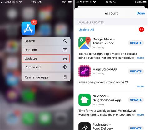 How To Quickly Access App Store Updates From Your Home Screen