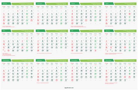Download Kalender Nasional Dan Jawa 2021 Kalender Jawa Primbon 2020