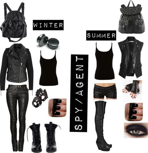 My Spy Or Agent Outfits In The Summer And Winet By Sara Bvb Army