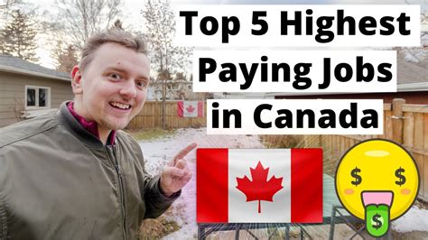Top 5 Highest Paying Jobs In Canada Youtube