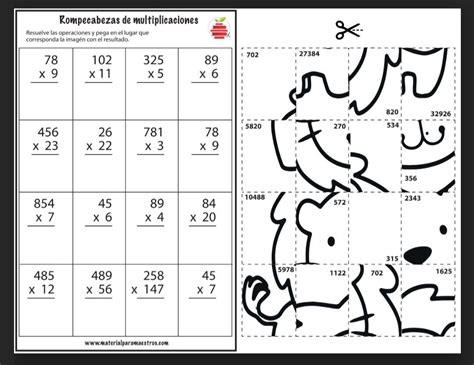 Cuadernillo Para Aprender A Multiplicar Una Y Dos Cifras Imagenes C
