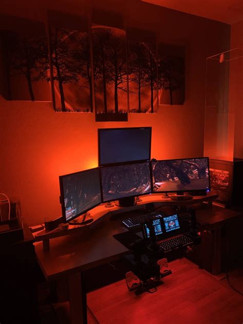 Orange A Gray Gaming Room Pantekgaming