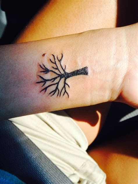 Although you may like the look of palm tree designs, if you don't like the underlying meaning it's not the design for you. 77 Attractive Tree Wrist Tattoos Design