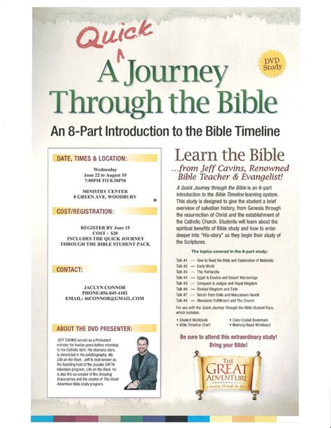 Journey Through The Bible Holy Angels Woodbury Nj