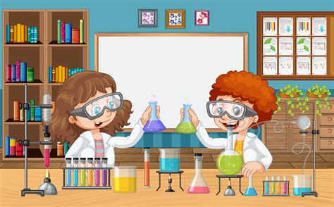 Classroom With Children Doing Science Experiment 3047873 Vector Art At