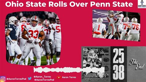 Ohio State Looked On A Mission To Win The Title Dominating Penn State